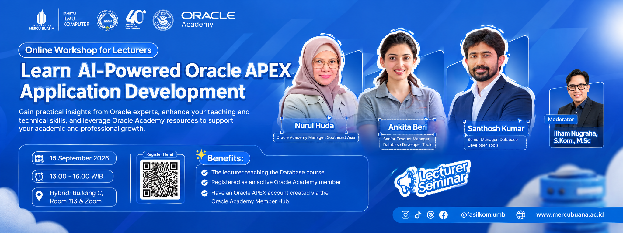 Learn AI-Powered Oracle APEX Application Development (Lecturer)